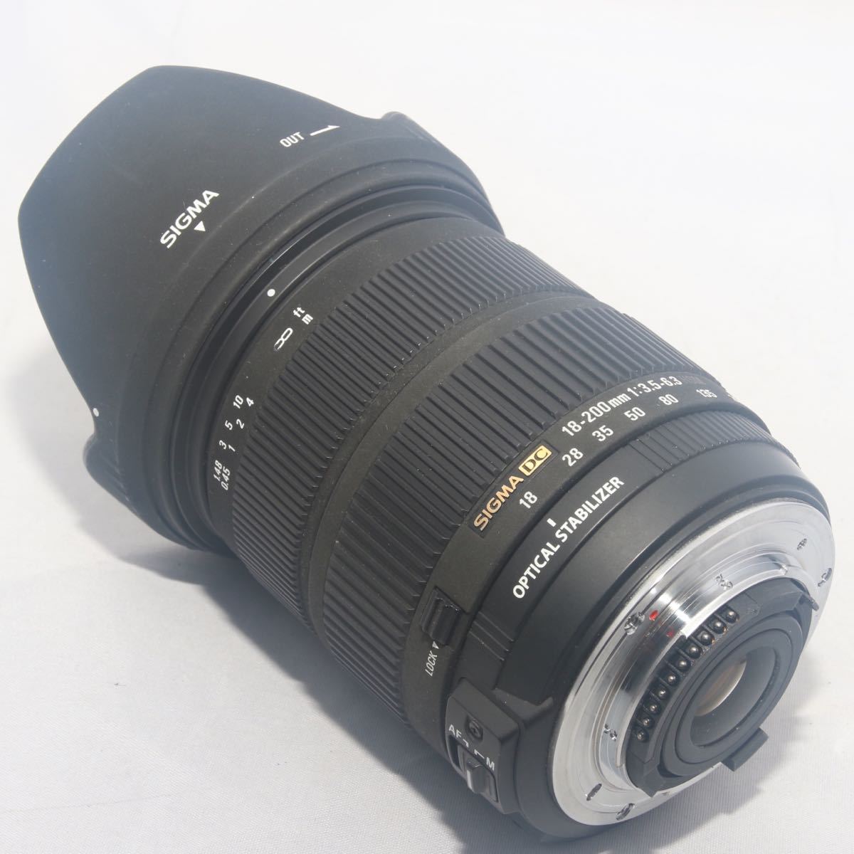 DC 18-200mm OS F3.5-6.3 HSM SIGMA シグマ MACRO ニコン用 | - 中古 