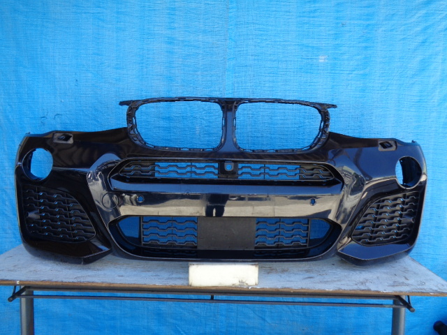 BB253　BMW F25 X3 フロントバンパー　紺　51118056874
