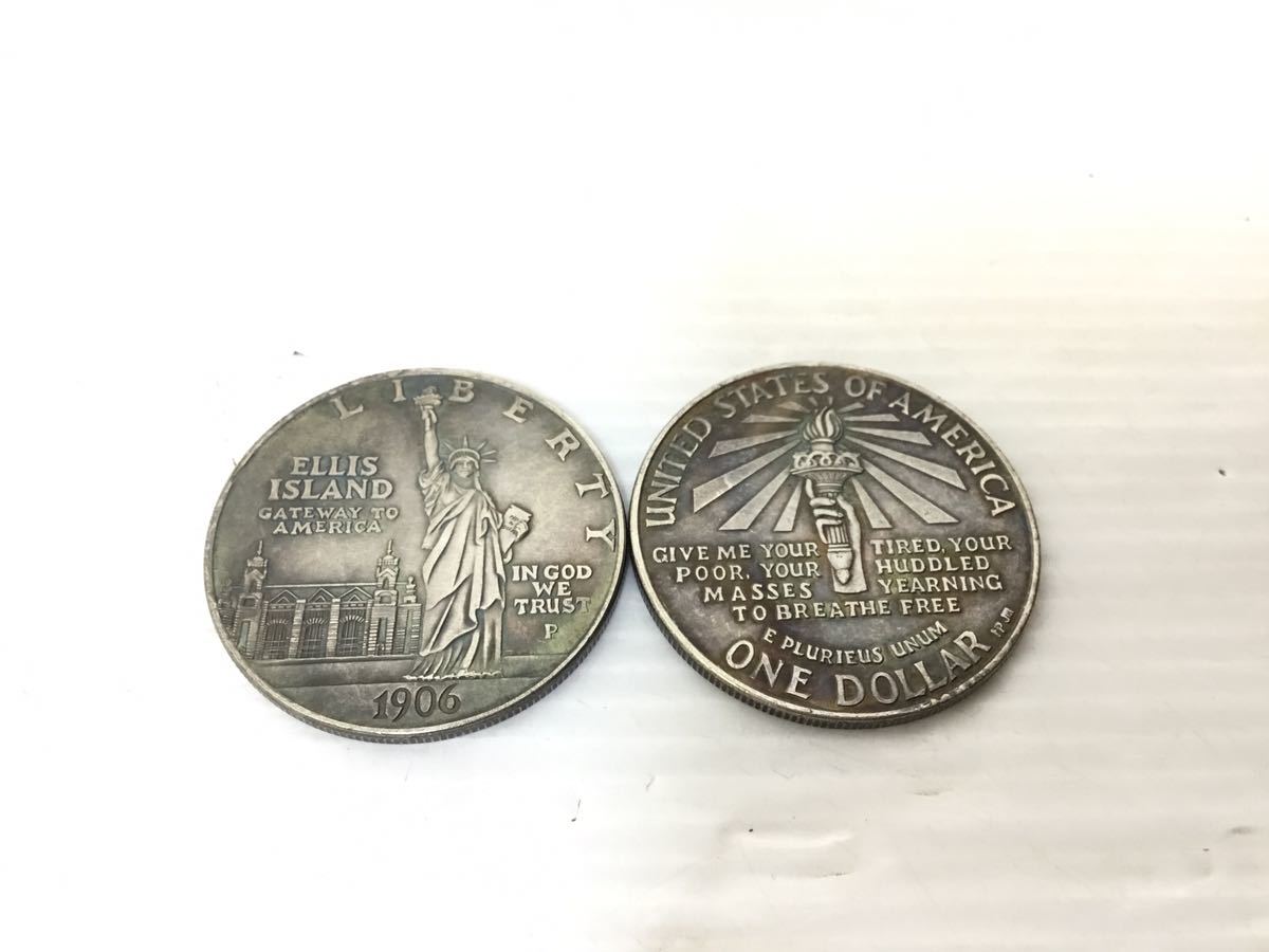 K-2023 1906年アメリカ リバティーコイン 記念硬貨 メダル ONE DOLLAR 