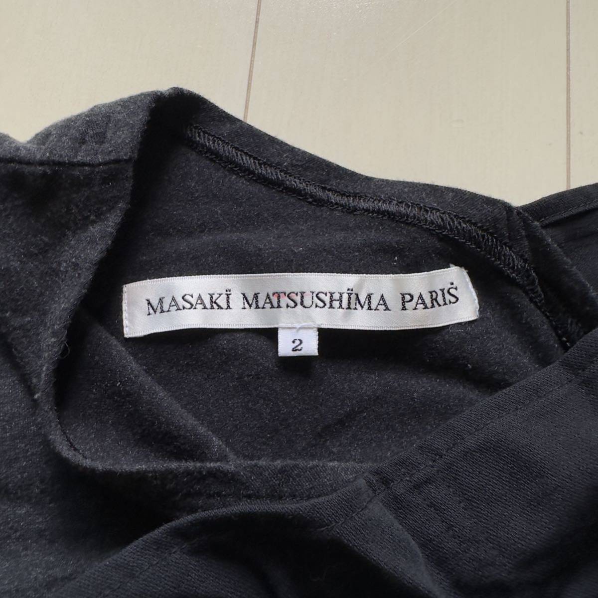 Rare MASAKI MATSUSHIMA PARIS 1990s deformation one shoulder long 