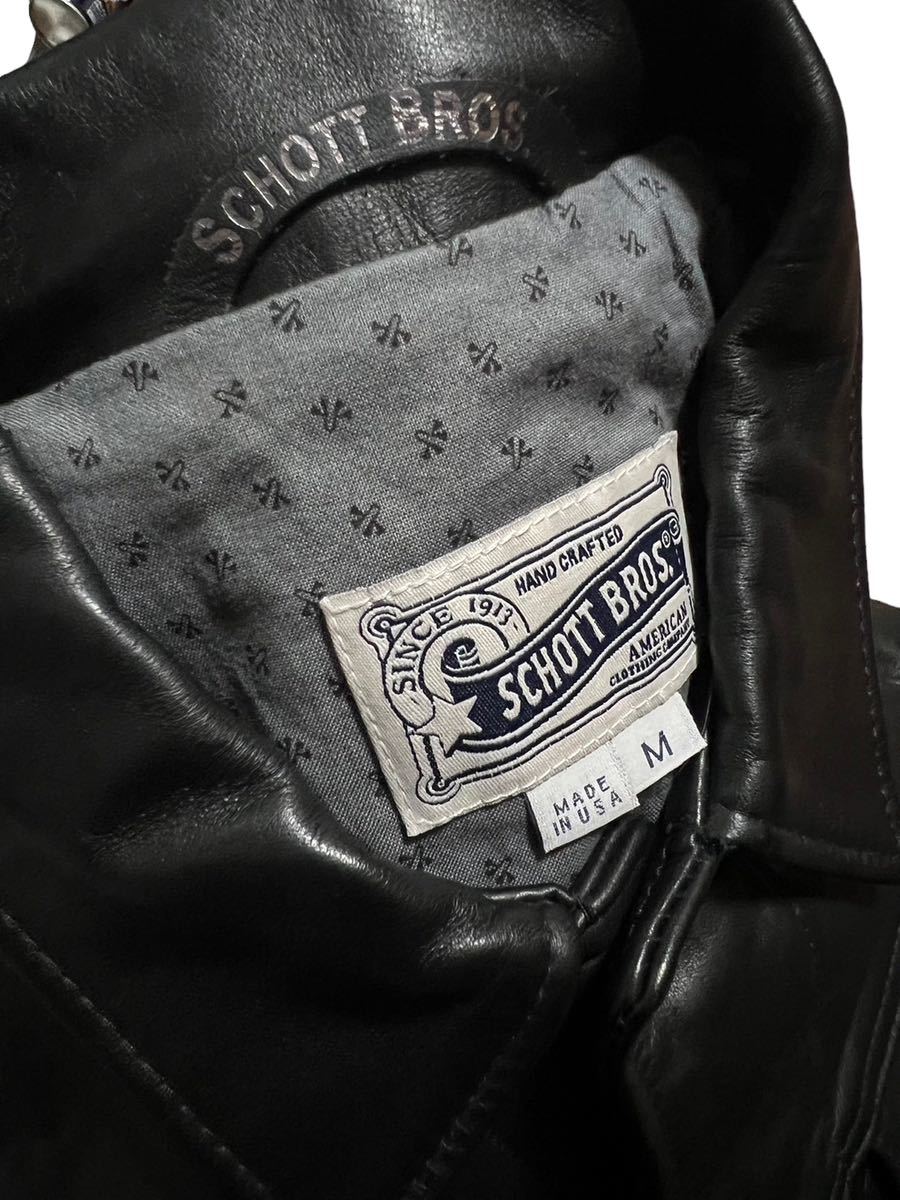 美品✨Schott 紛らわしい カウハイド レザー コーチジャケット 完売品 