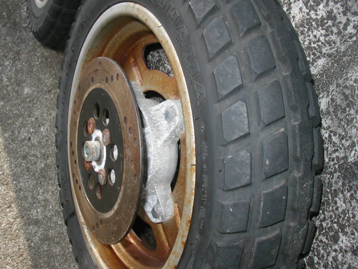 引き取り限定 KSR50 KSR-1 MX050B 純正 前後ホイールセット 取りに来る 