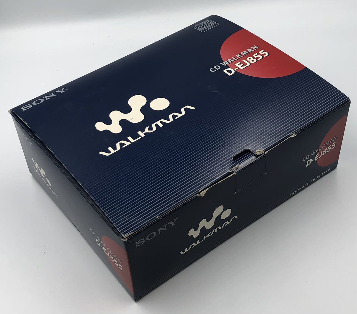 外観美品　再生○ 一部破損アリ　SONY D-EJ855 WALKMAN ポータブルCDプレーヤー CDプレーヤー オーディオ機器