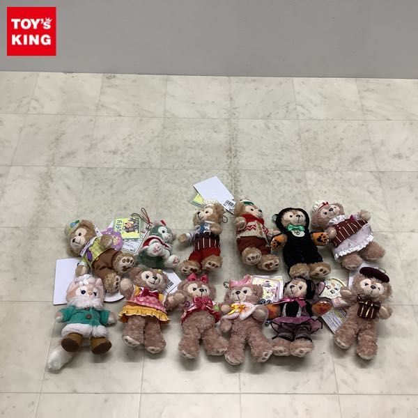 ジャンク 【1円スタート】 ダッフィー&フレンズ ぬいぐるみ 12点セット
