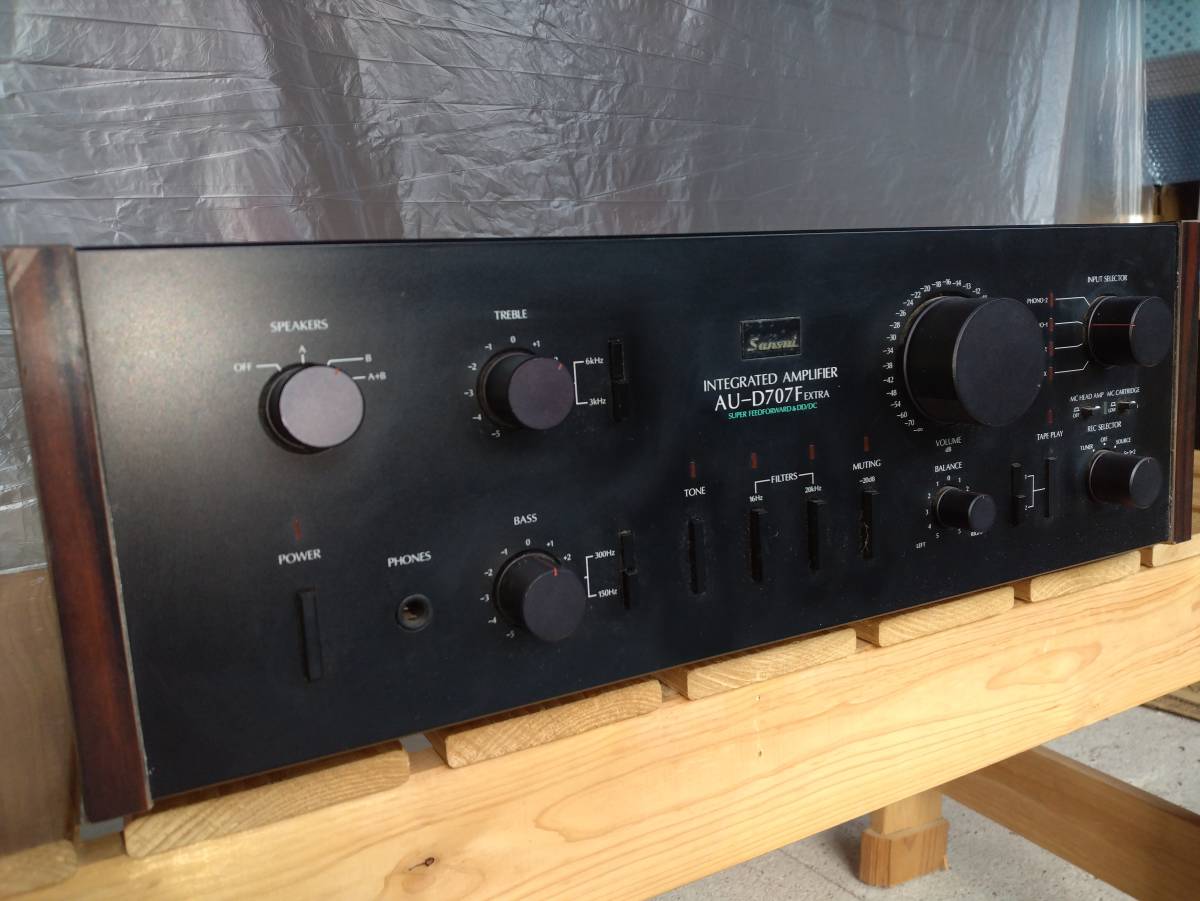 【ジャンク品】SANSUI プリメインアンプ AU-D707F Extra プリメインアンプ AU-D707F サンスイ EXTRA SANSUI Sansui 山水 J