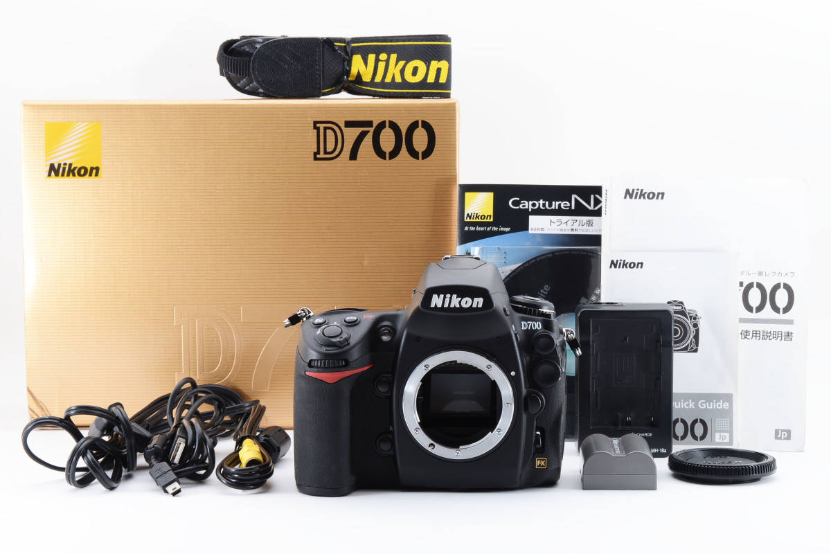 ショット数 1248回 元箱 取扱説明書付 ★ほぼ新品★ Nikon ニコン D700 Body ボディ デジタル一眼カメラ (3338)