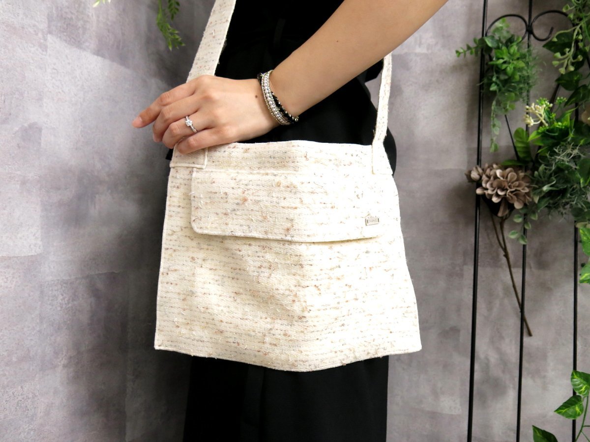 超 同様 CHANEL シャネル コレクションNo.99A ツイード ショルダー 