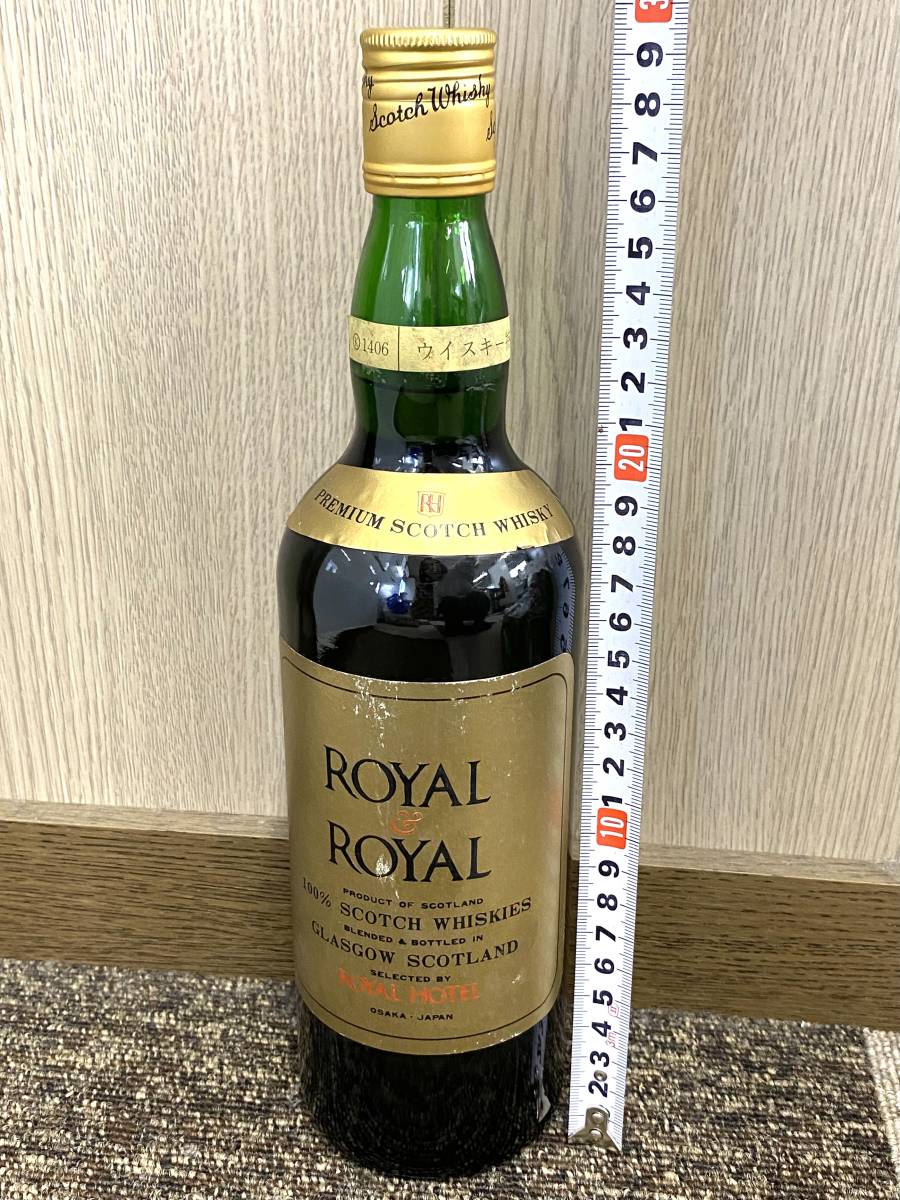 231004‐7 【同梱不可】1円～ 未開封 古酒 ROYAL HOTEL ROYAL＆ROYAL 43