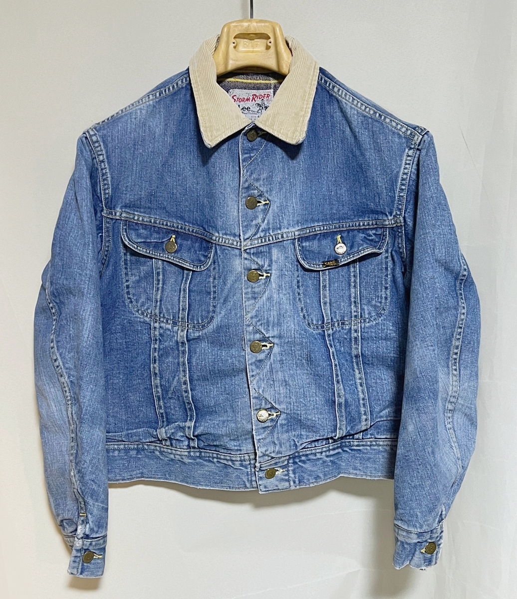 70s ヴィンテージ 初期 刺繍タグ Lee 101-LJ STORM RIDER 42 デニム 