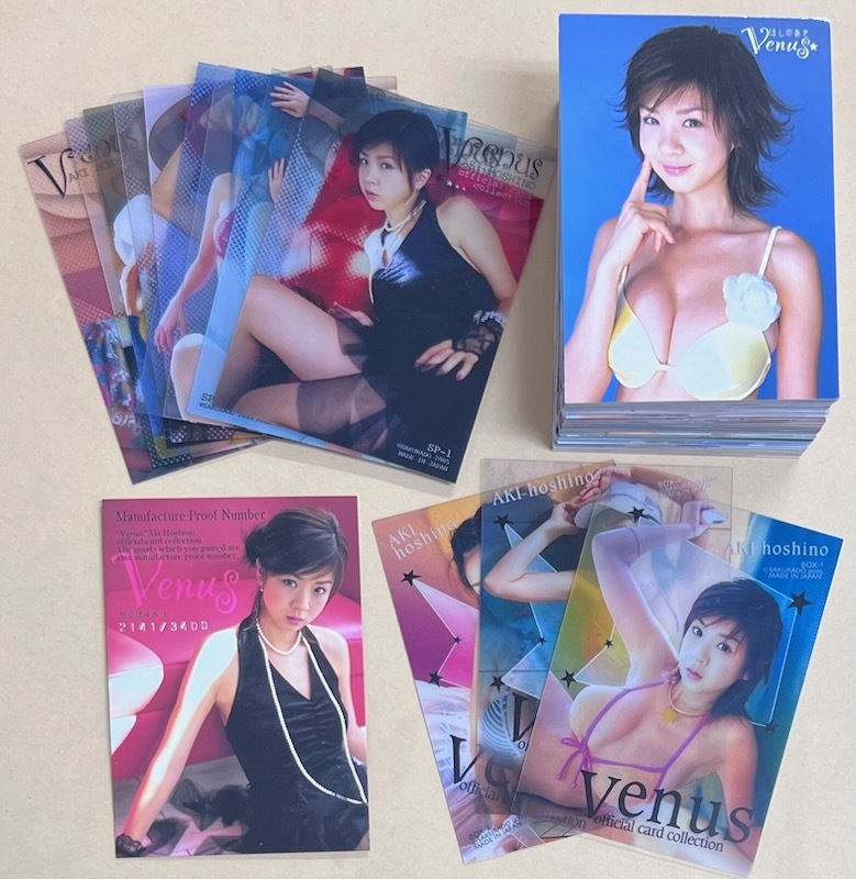 ほしのあき】2005 さくら堂 Venus 全86種 レギュラー+SP+ボックス特典 