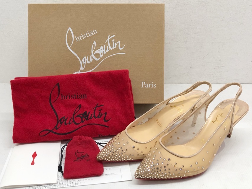 E◇ Christian Louboutin クリスチャン ルブタン ◇ 靴 Follies Strass