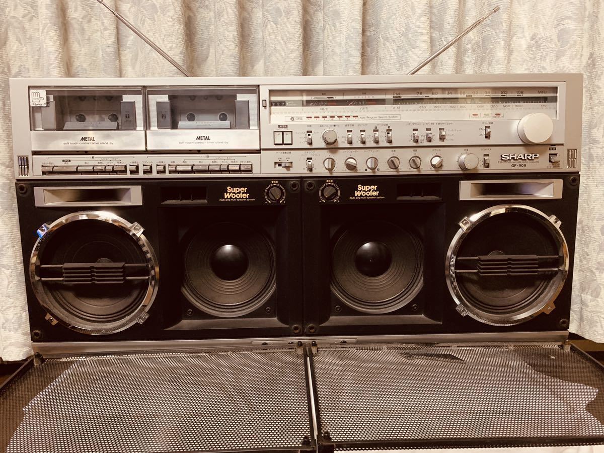 SHARP GF-909 ラジカセ 【ジャンク扱い品】 SHARP GF-909 シャープ