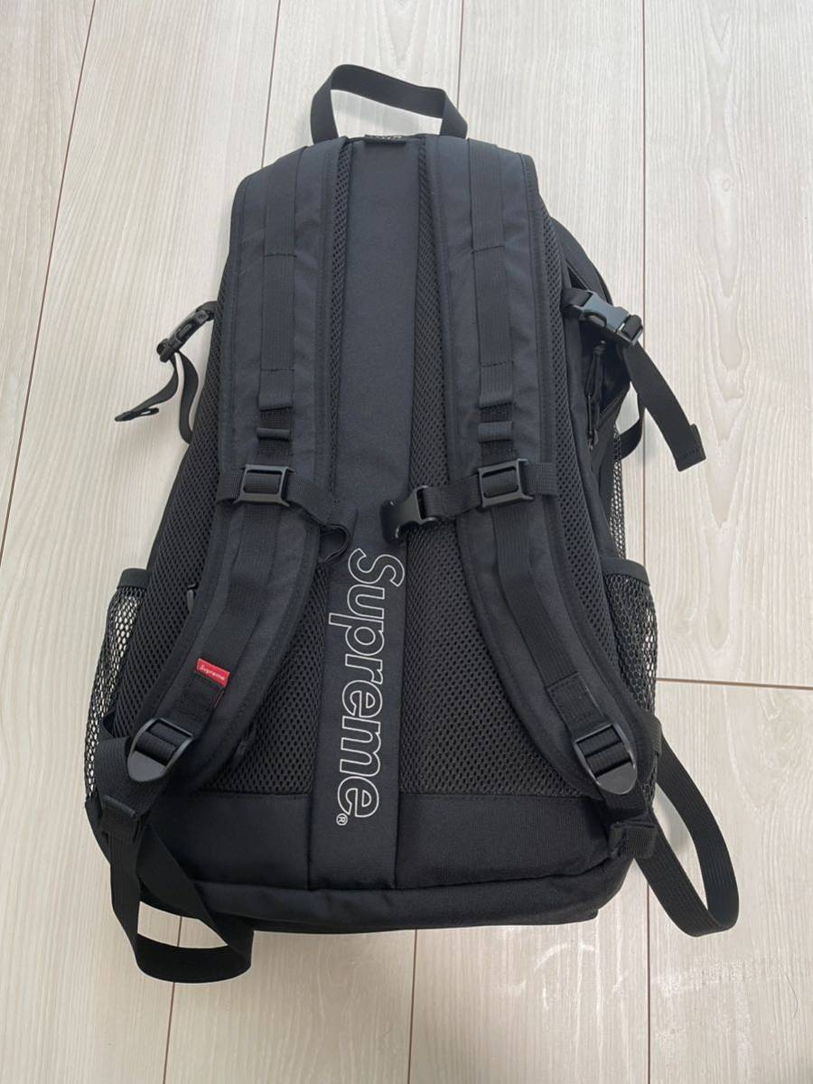 Supreme バックパック20SS ブラック Supreme◇20SS/backpack/バックパック/メッシュ/ポリエステル/ブラック