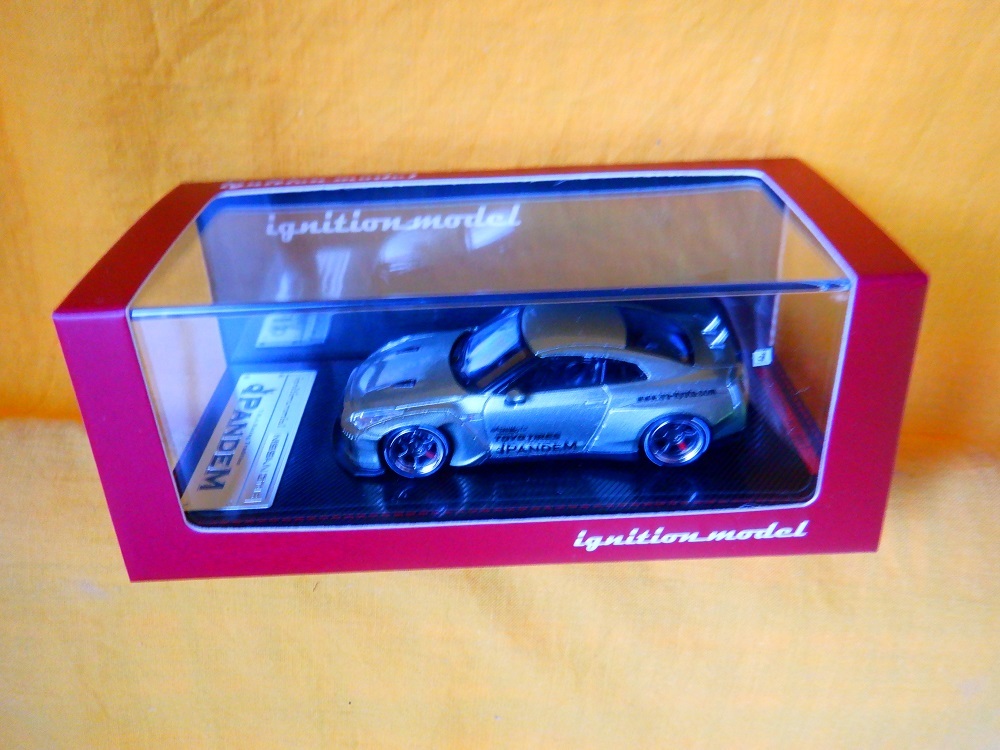 1円から 1/64 ignition model PANDEM R35 GT-R グリーンメタリック ミレニアムジェイド RAYS TE37 IG1748 イグニッションモデル