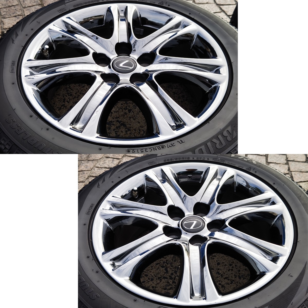 レクサス純正ホイール 18インチ、8J 235⁄45R18 4本セット 114.3-5H