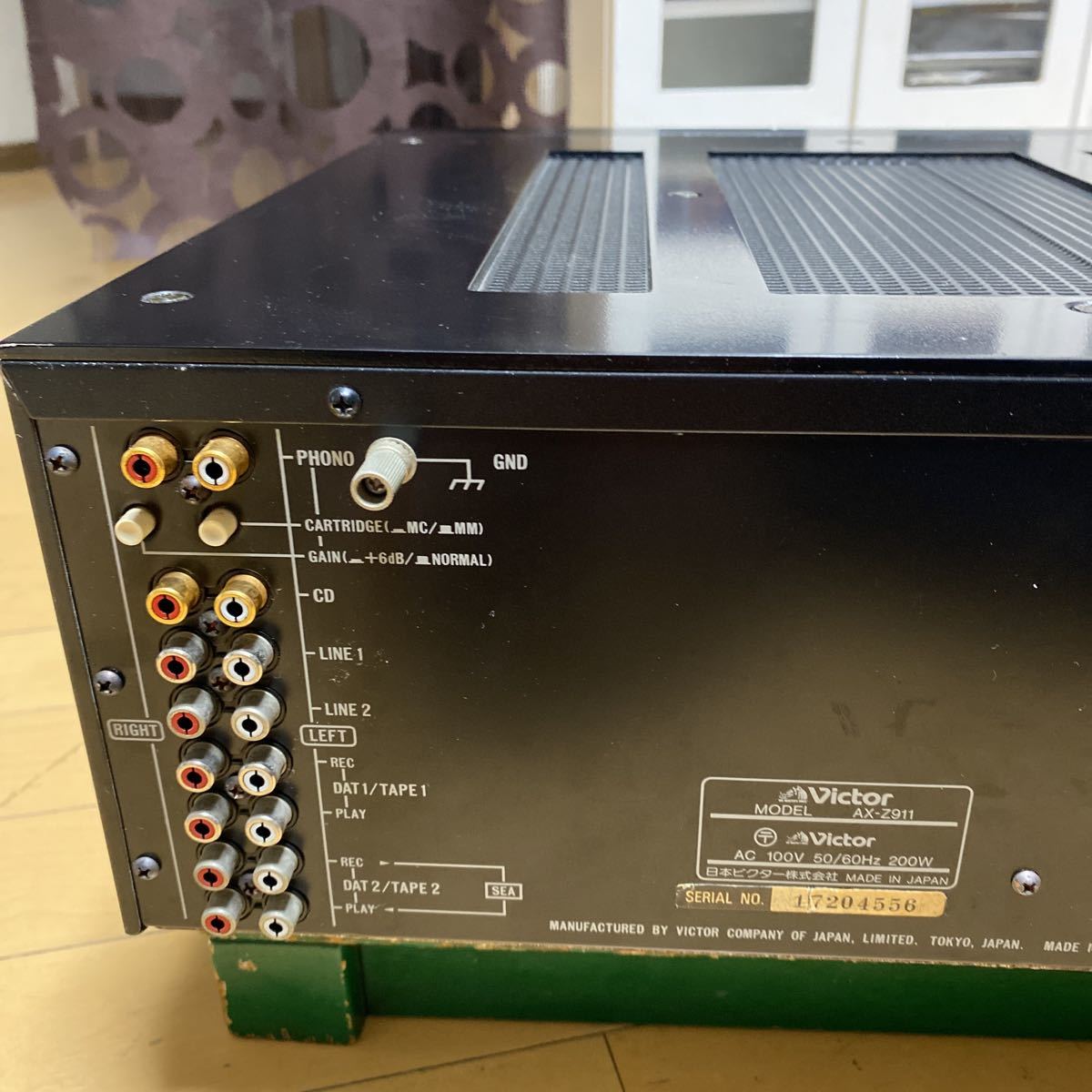 Victor プリメインアンプ AX-Z911 動作品 ヘッドホン難有りジャンク品
