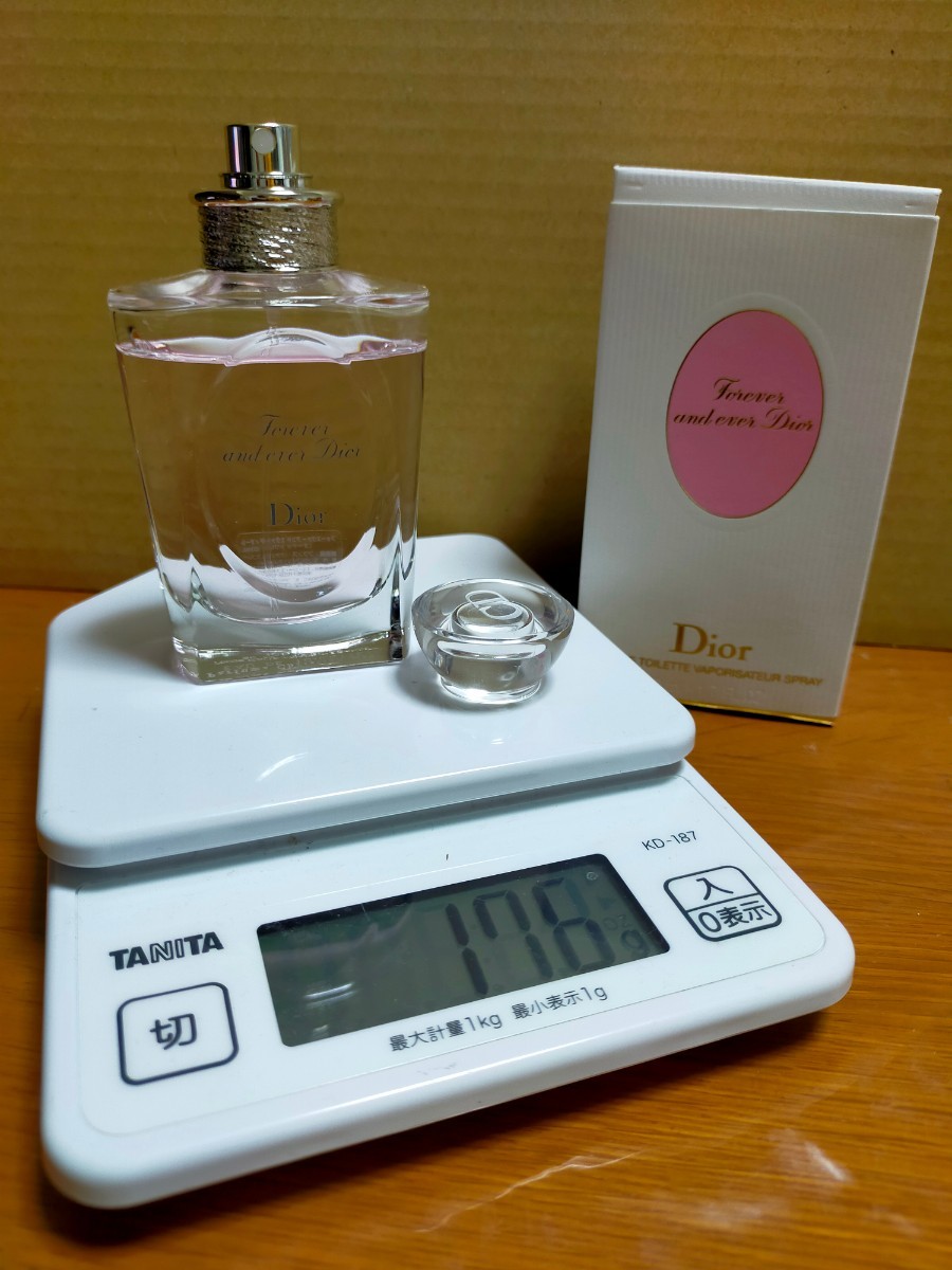 希少品 ほぼ満タン！ 175g(^^ゞ 50ml トワレ「フォーエバーアンドエバーディオール」EDT-SP（スプレー）_/_/ 交渉OK、値下微、匿名OK！_/_/