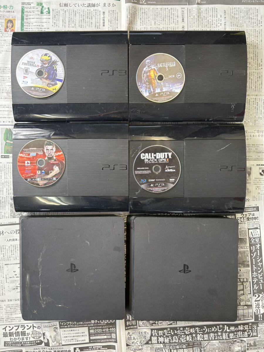 SONY PlayStation3 PS3本体 PS4本体 6本纏め CECH4200C/4200B/4000Bx2
