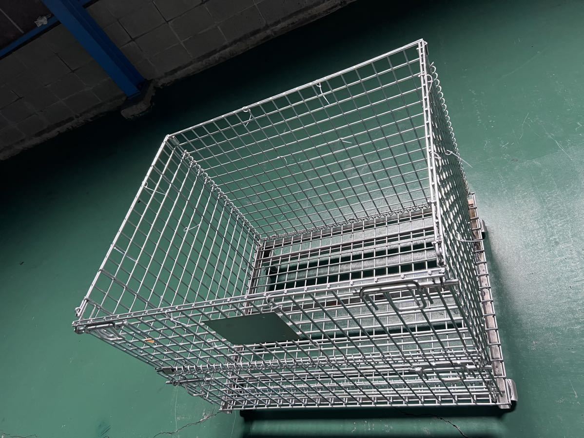 鉄カゴパレット パレティーナ 網かご 10枚セット 中古 廃材/廃棄入れ