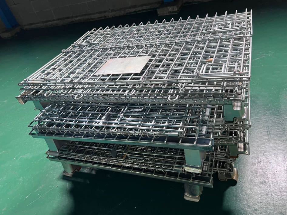 鉄カゴパレット パレティーナ 網かご 10枚セット 中古 廃材/廃棄入れ