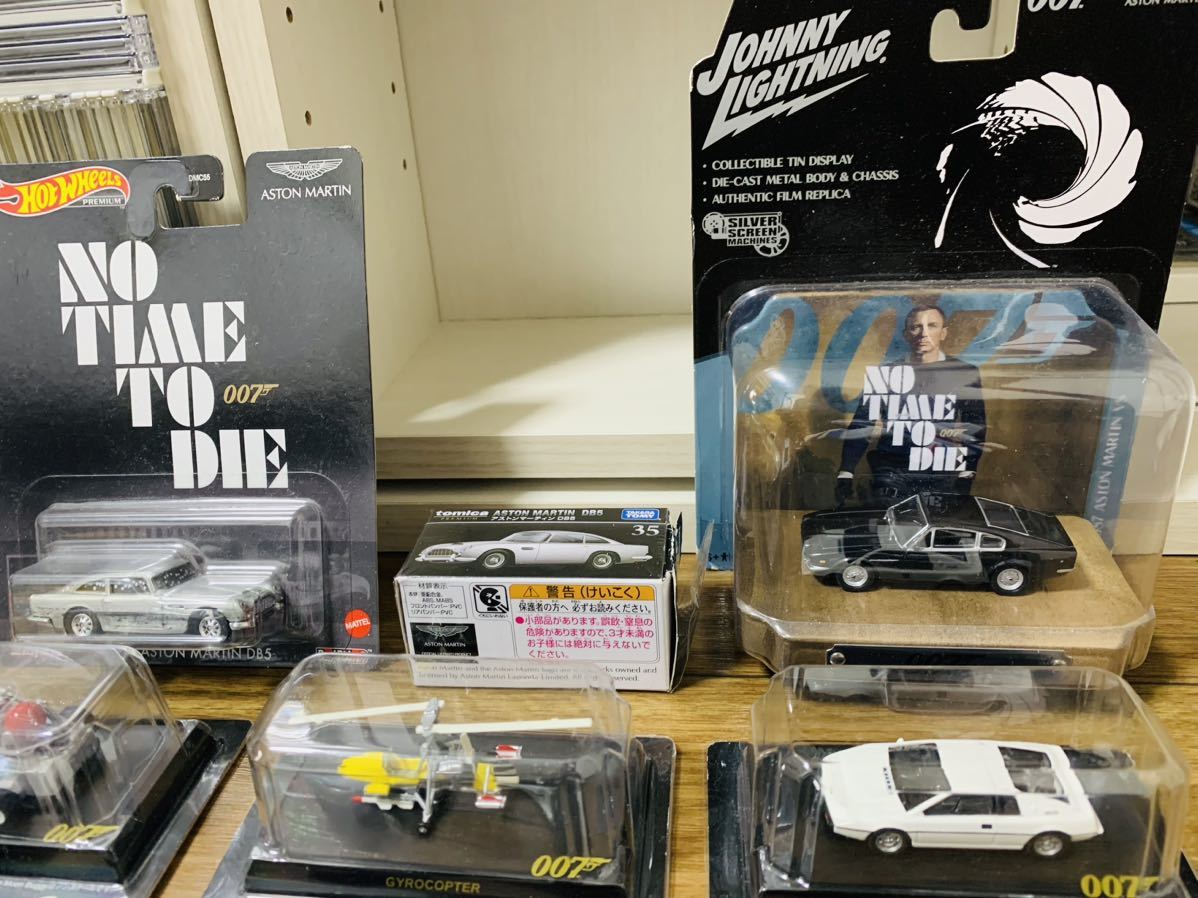 007 歴代5台セット ホットウィール ミニカー ジェームズボンド 未開封