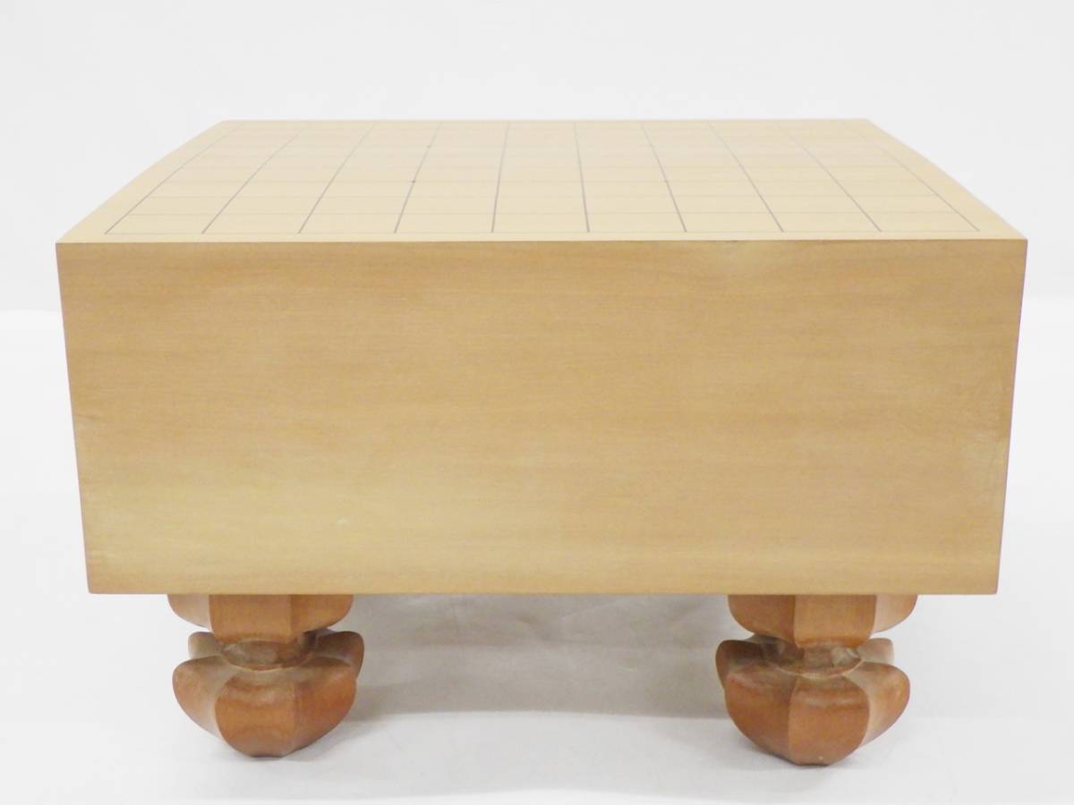 前川榧碁盤店 本榧 本榧足付将棋盤 5寸8分（天柾） 駒台 - 豆本榧将棋 