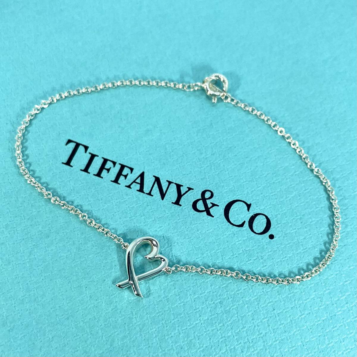 ティファニー ラヴィングハート ブレスレット Tiffany シルバー 925 ★444
