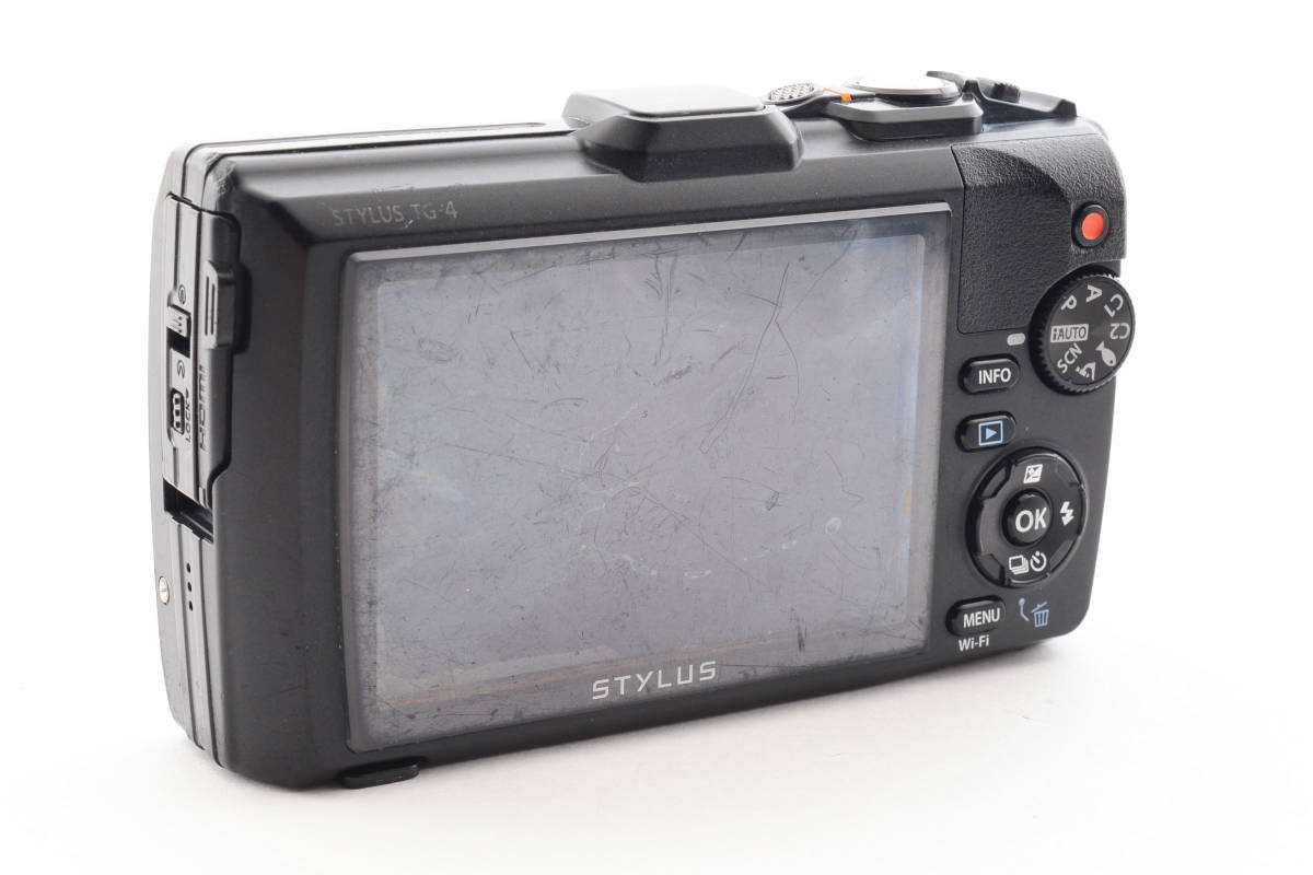 ☆人気品☆ OLYMPUS TOUGH TG-4 ブラック オリンパス デジタルカメラ 