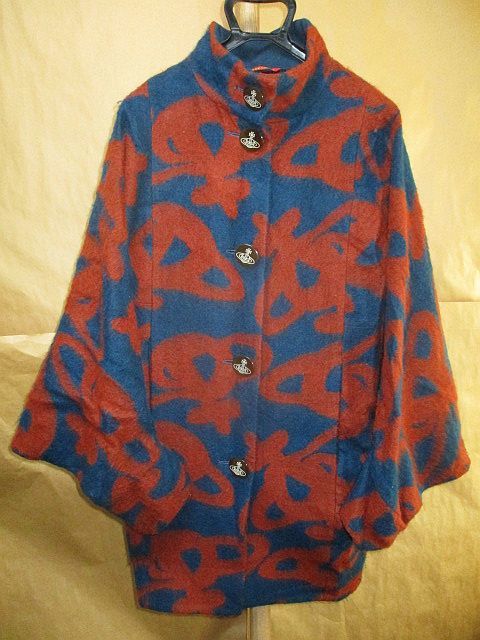 Vivienne Westwood RED LABEL 　ヴィヴィアン オーブ　総柄　オーバーサイズ　ドルマン　コート　2