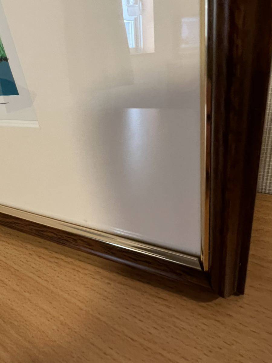 小暮真望 シルクスクリーン 新緑の拠水林_6