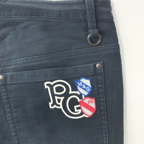 ゴルフ　パーリーゲイツ　PEARLY GATES L ネイビー　パンツ　裏起毛 PEARLY GATES パーリーゲイツ 裏起毛ストレッチパンツ ネイビー系 5