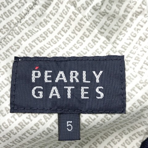 PEARLY GATES パーリーゲイツ 裏起毛ストレッチパンツ ネイビー系 5
