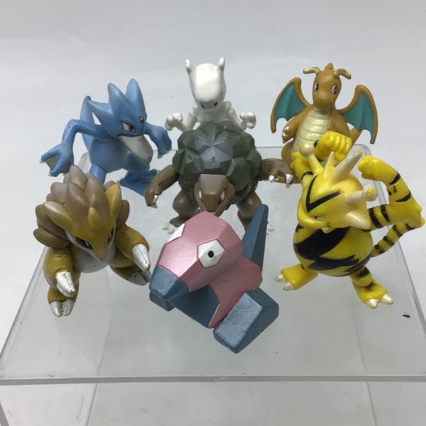 【驚きの破格値，SALE】 9676 初期 ポケモン モンコレ 7体 ミュウツー ゴローニャ サンドパン ポリゴン エレブー ゴルダック カイリュー フィギュア TOMＹ(ポケットモンスター)｜売買されたオークション情報、yahooの商 ポケットモンスター