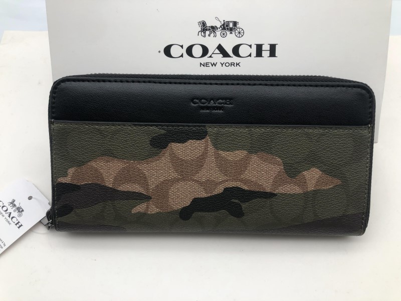 コーチ COACH 長財布 財布 シグネチャー アコーディオンラウンドジップ