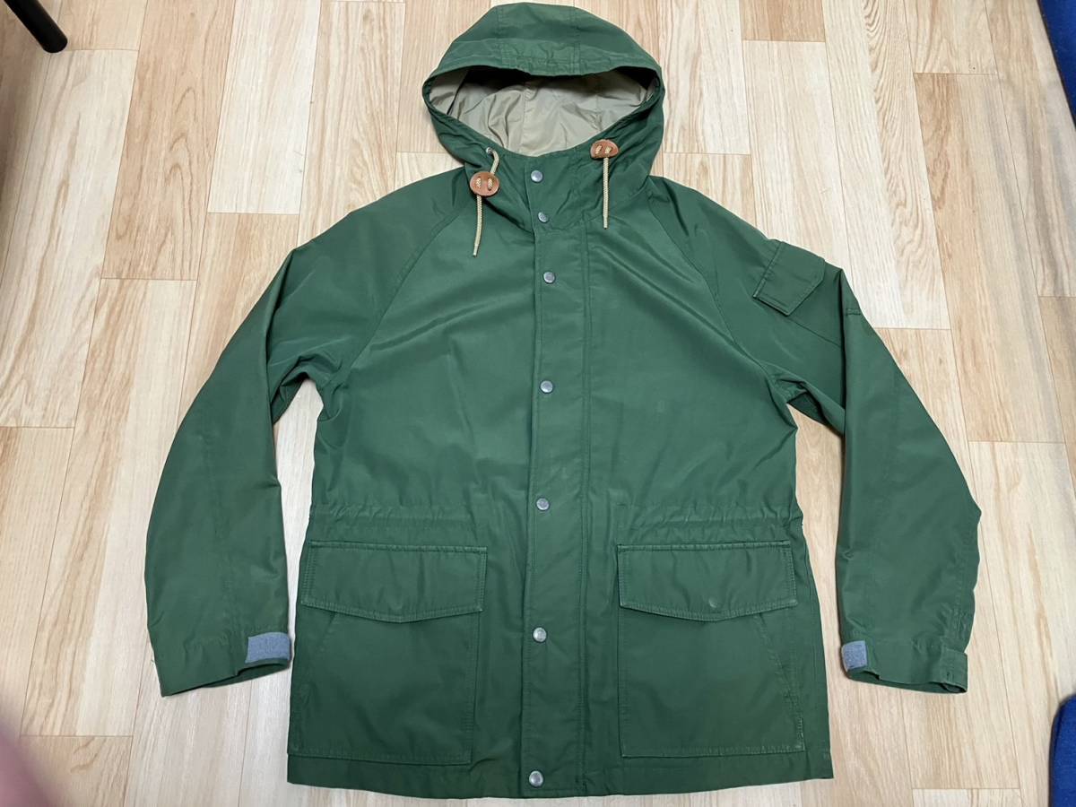 BEAMS+マウンテンパーカー60/40クロス グリーン M BEAMS PLUS ビームスプラス】マウンテンパーカー 60/40クロス Mサイズ