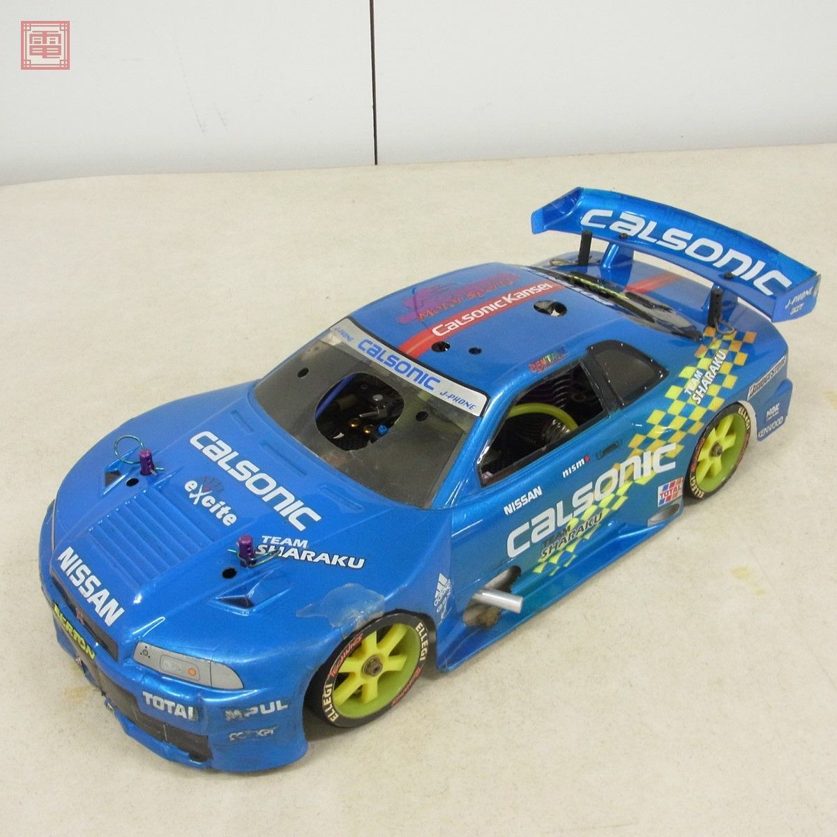 サーペント 詳細不明 エンジンRC 全長約39cm エンジン/受信機/サーボ