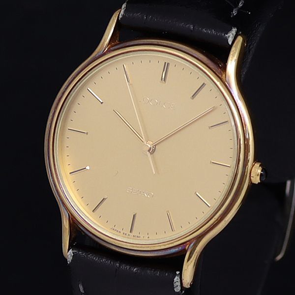 セイコー ドルチェ SEIKO 5E31-6C50 - 腕時計 DOLCE 稼働品 コンビ 91 