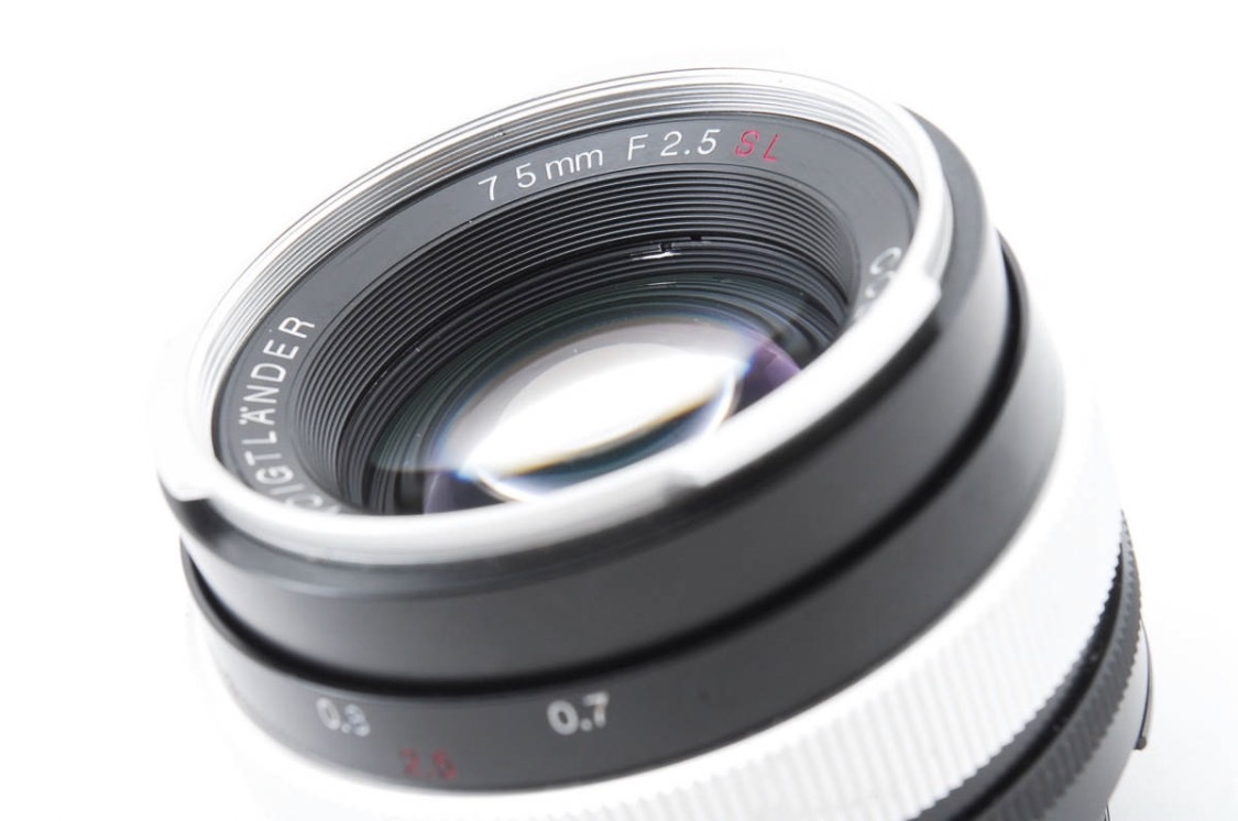 良品 フォクトレンダー Voigtlander COLOR-HELIAR 75mm F2.5 SL ニコン