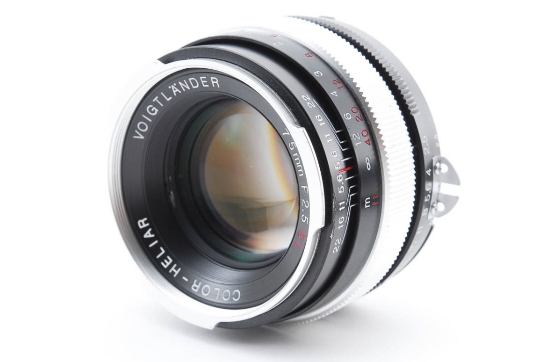 良品 フォクトレンダー Voigtlander COLOR-HELIAR 75mm F2.5 SL ニコン