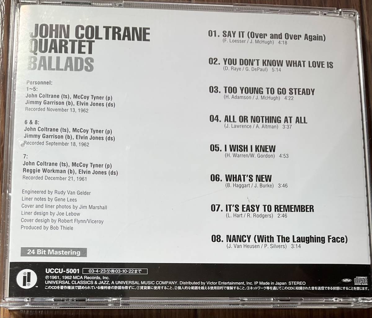 送料無料　CD ジョンコルトレーン　Ballads_2