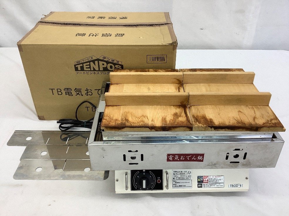 ♦エイシン 電気おでん鍋 TBOD-6 エイシン電機 電気おでん鍋 6仕切 おでん鍋 TBOD-6 通電のみ確認済