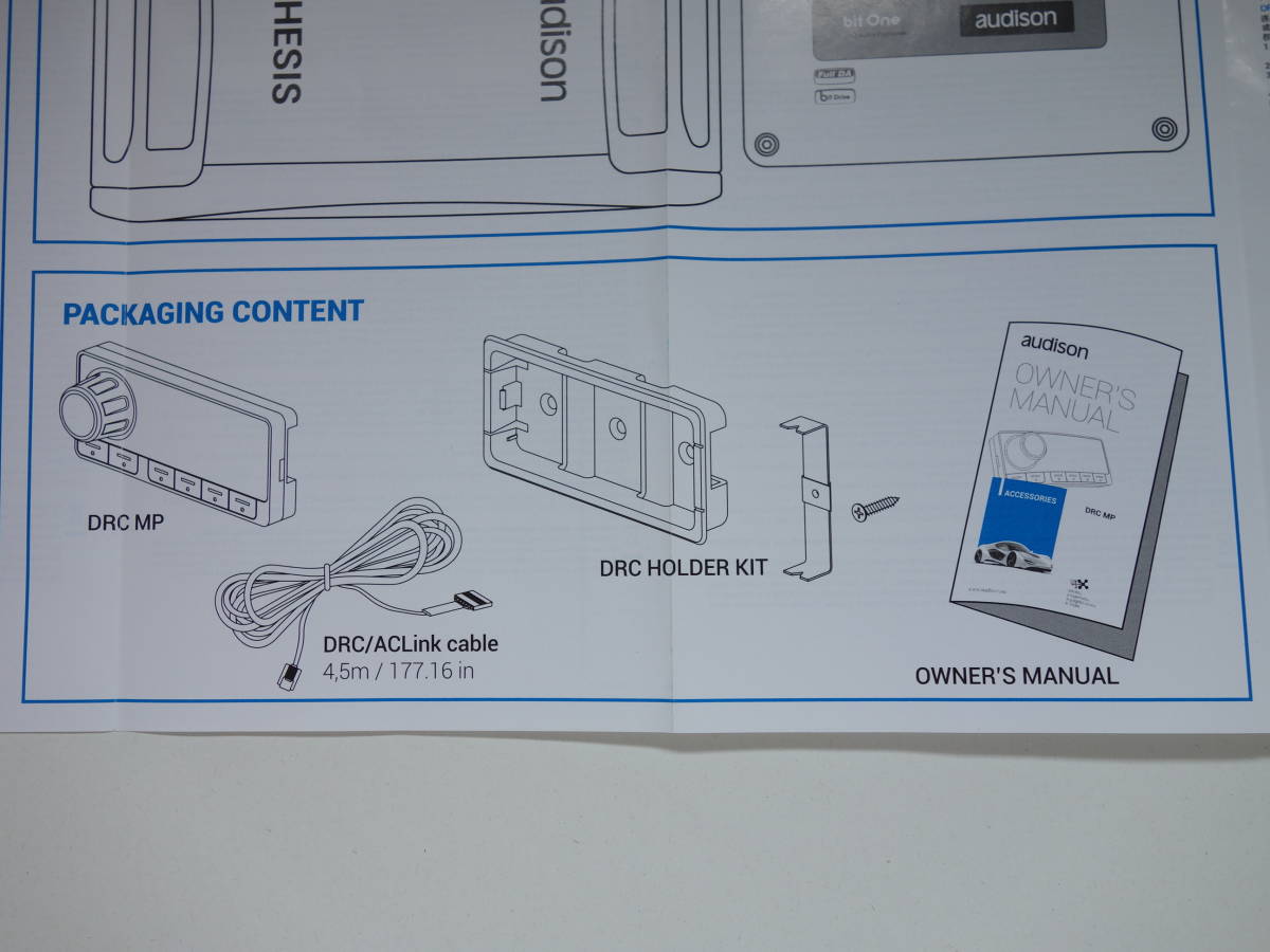 audison DRC MP prima 4.9bit 8.9Bit コントローラ DSP_9