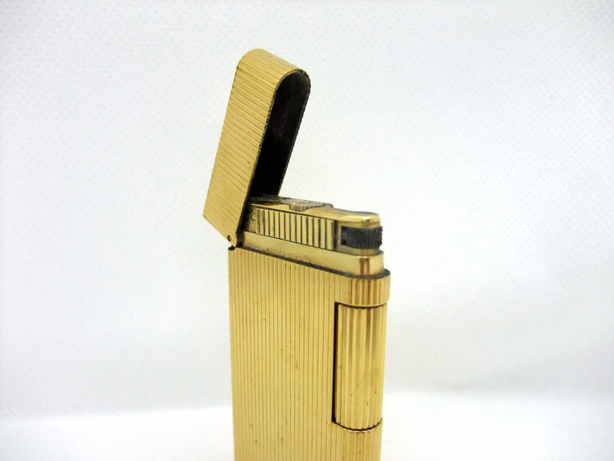 ◇CARAN D'ACHE カランダッシュ ガスライター ゴールド スイス製 火花