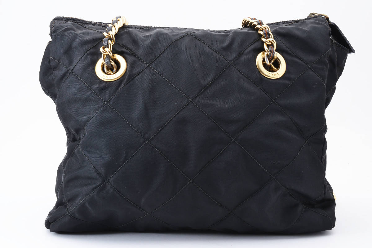 キルティング PRADA プラダ ショルダーバッグ チェーン トートバッグ 