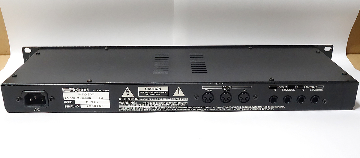 動作OK】Roland M-VS1 Sound Expansion Vintage Synth 音源モジュール