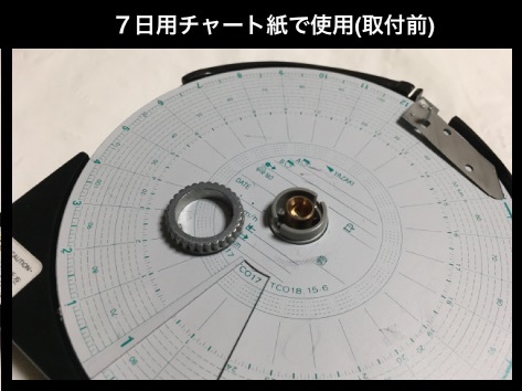 矢崎タコグラフ用 7日用圧着リング チャート紙固定用 トラック/バスの
