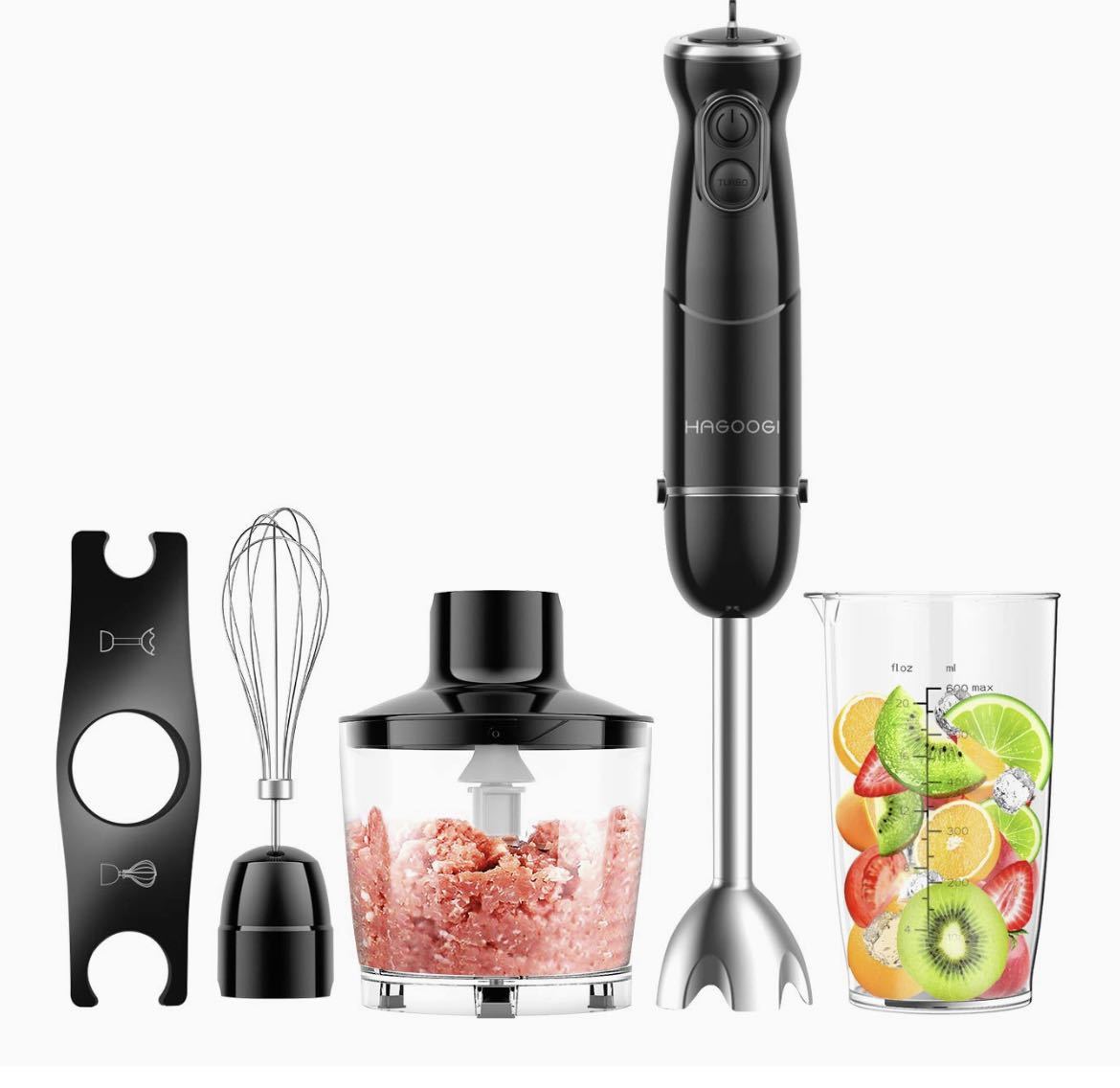 【送料無料】HAGOOGI (ハゴオギ) ハンドブレンダー 電動ミキサー 泡立て器 ジューサー フードプロセッサー 調理器具 ハンドミキサー《H2》