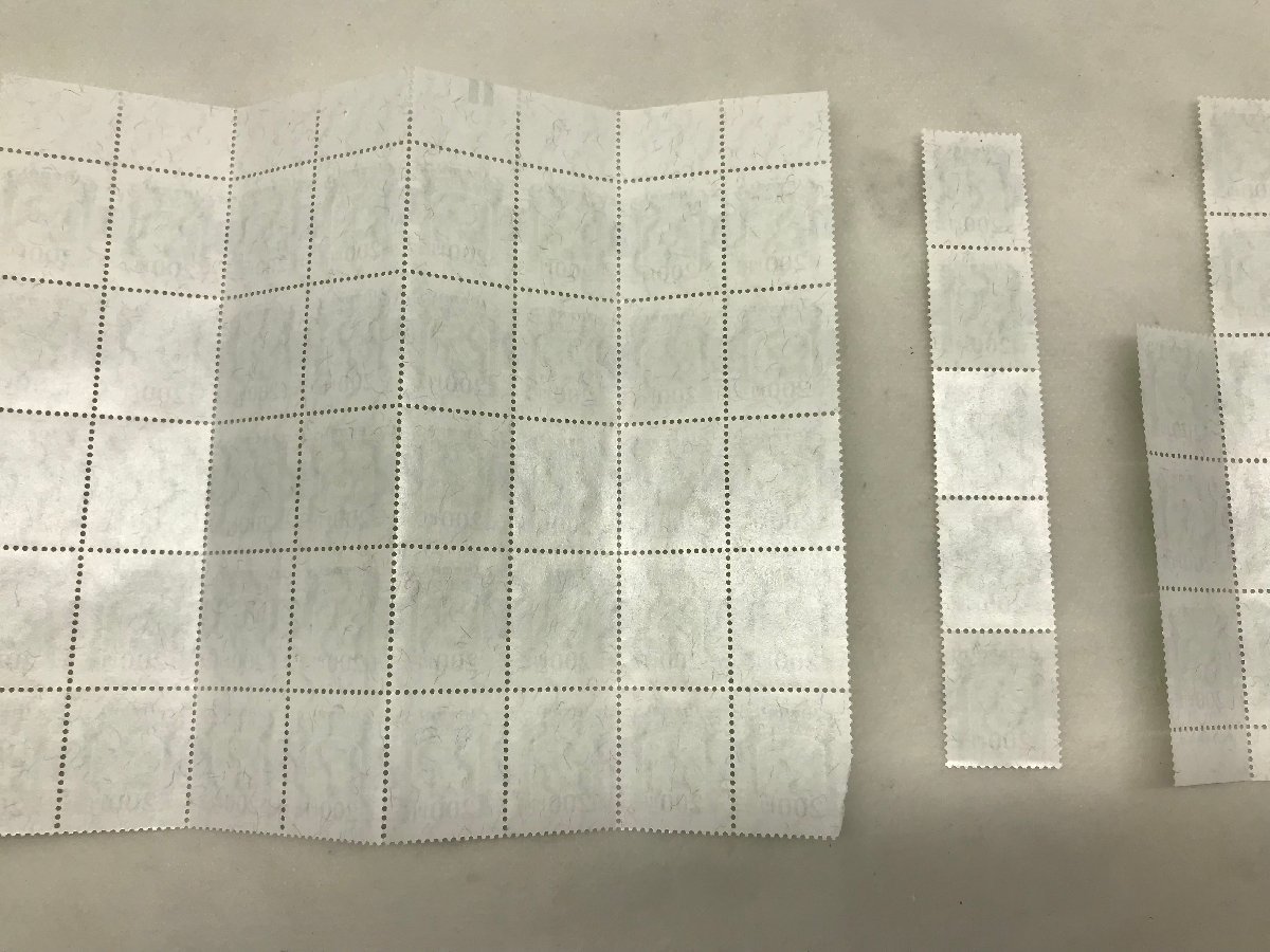 収入印紙 額面200円×新旧計70枚まとめ 旧デザイン×2枚