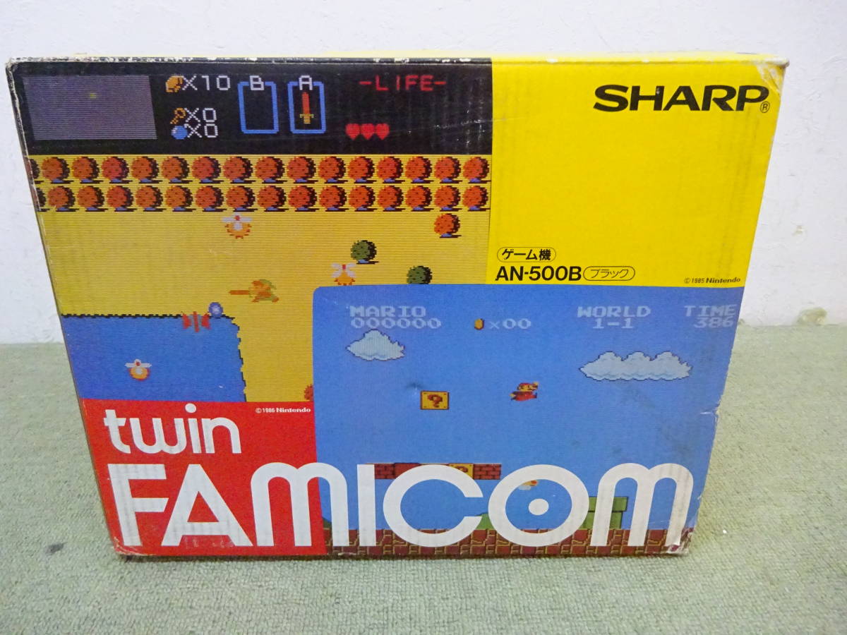 アカウント 販売 073-L02) 中古品 ツインファミコン本体 黒 AN-500B