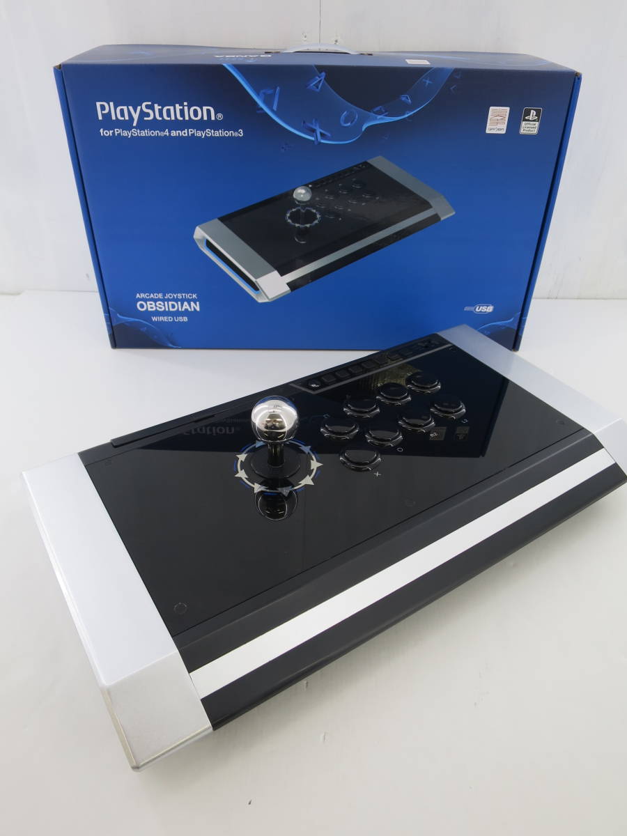 24□120/ QANBA OBSIDIAN アケコン ＜Q3-PS4-01＞ 1018 Obsidian